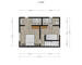 Maison rénovée 2 chambres 77 m² de superficie totale - 189841375 el goundoul rev 1er tage first design 20260922 c27296